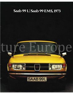 1973 SAAB 99 BROCHURE DUITS