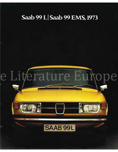 1973 SAAB 99 BROCHURE DUITS