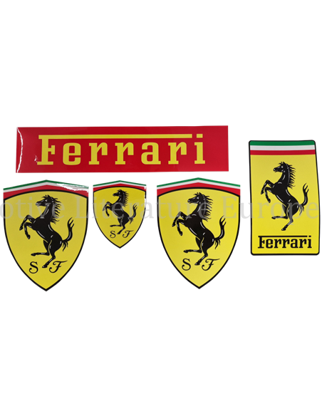 OFFIZIELLER FERRARI CAVALLINO EMBLEM 3D AUFKLEBER