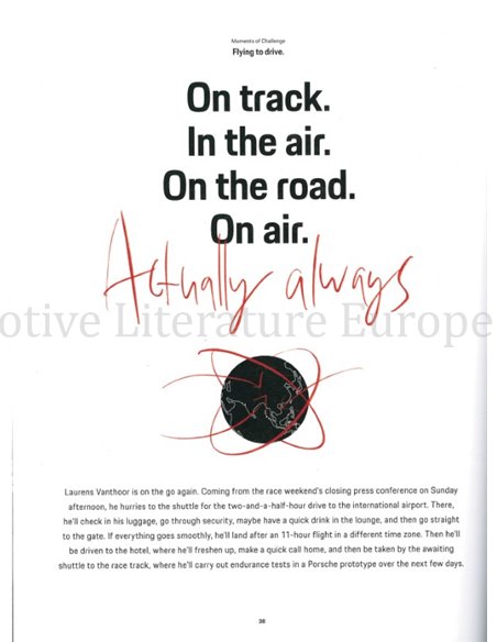 PORSCHE 2015 MARKEN -  WELTMEISTER, (MISSION: FUTURE SPORTSCAR)