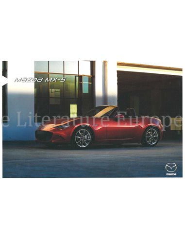 2015 MAZDA MX-5 BROCHURE FRANS