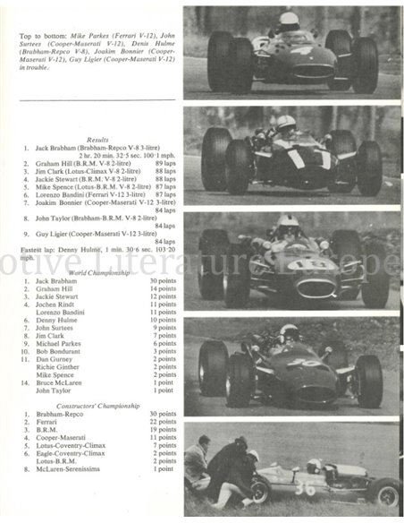 GRAND PRIX, THE 1966 WORLD CHAMPIONSHIP