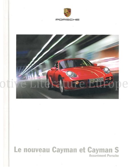 2007 PORSCHE CAYMAN HARDCOVER BROCHURE FRANS