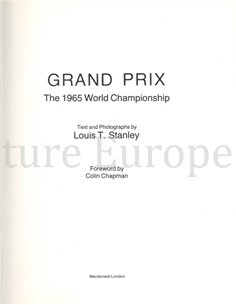 GRAND PRIX, THE 1965 WORLD CHAMPIONSHIP