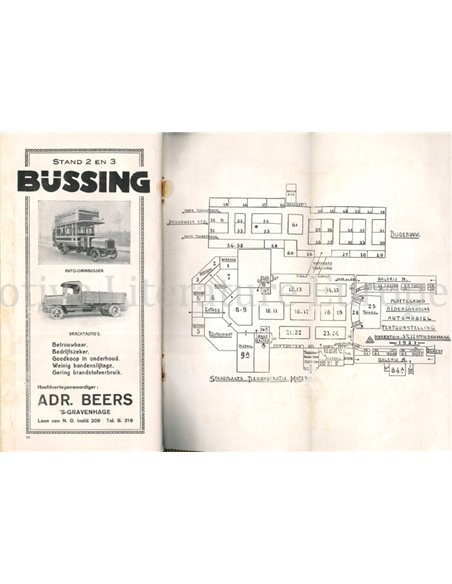 1921, OFFICIËLE CATALOGUS VAN DE NEDERLANDSCHE AUTOMOBIEL TENTOONSTELLING 5 - 12 APRIL 1921
