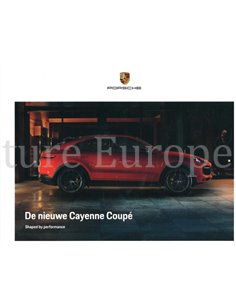 2020 PORSCHE CAYENNE COUPE BROCHURE NEDERLANDS