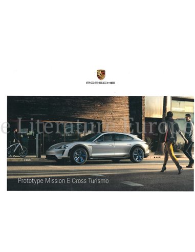 2019 PORSCHE MISSION E CROSS TURISMO BROCHURE FRENCH