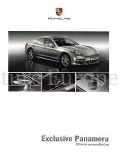 2011 PORSCHE PANAMERA EXCLUSIVE BROCHURE ENGLISH (US)
