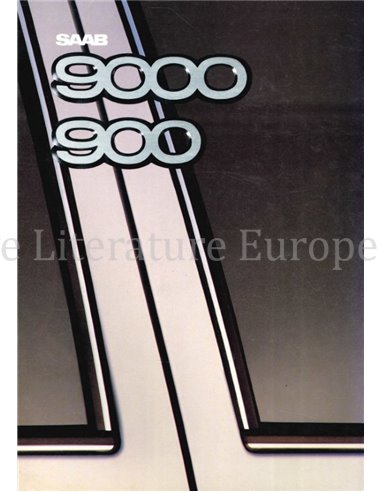 1987 SAAB 900 PROSPEKT NIEDERLÄNDISCH