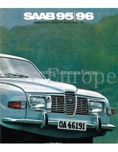 1971 SAAB 95 & 96 BROCHURE DUTCH