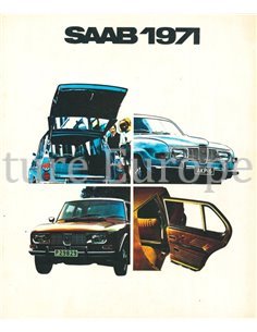 1971 SAAB 95 | 96 | 99 PROSPEKT NIEDERLANDISCH