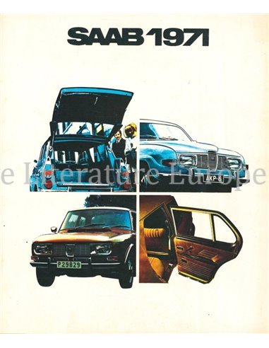 1971 SAAB 95 | 96 | 99 BROCHURE DUTCH
