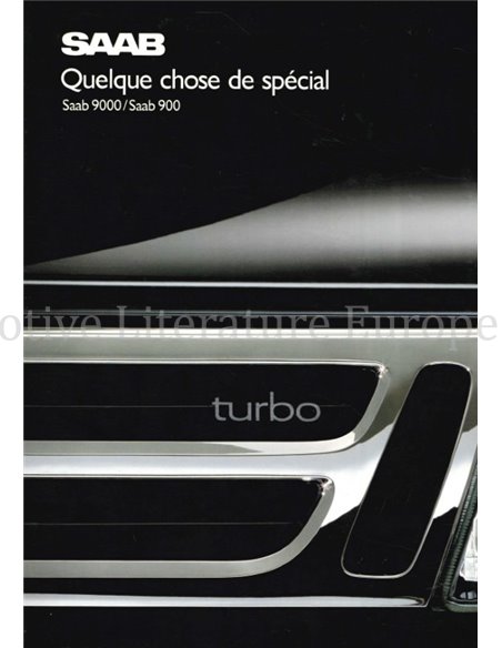 1988 SAAB 900 | 9000 BROCHURE FRANS