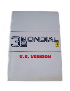 1988 FERRARI 3.2 MONDIAL INSTRUCTIEBOEKJE USA VERSIE 481/87