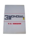 1988 FERRARI 3.2 MONDIAL INSTRUCTIEBOEKJE USA VERSIE 481/87