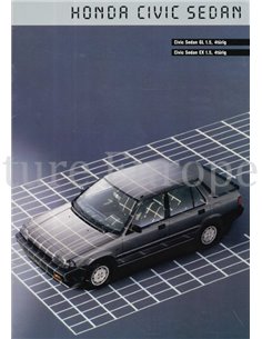 1986 HONDA CIVIC SEDAN BROCHURE DUITS