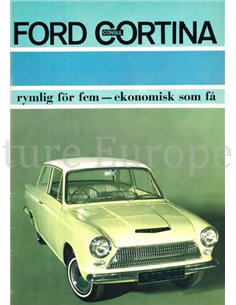 1964 FORD CONSUL CORTINA PROSPEKT SCHWEDISCH