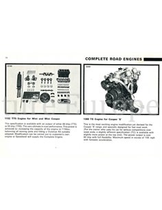 1968 MINI BMC SPEZIALAUSTRÜSTUNG PROSPEKT ENGLISCH 2