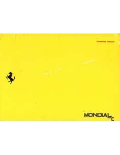 1992 FERRARI MONDIAL T INSTRUCTIEBOEKJE USA 709/92