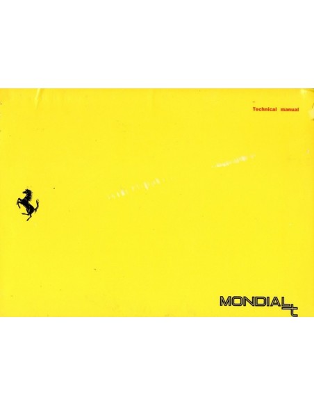 1992 FERRARI MONDIAL T INSTRUCTIEBOEKJE USA 709/92