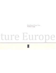 2012 ROLLS ROYCE PRODUCT PROGRAMMA BROCHURE ENGELS