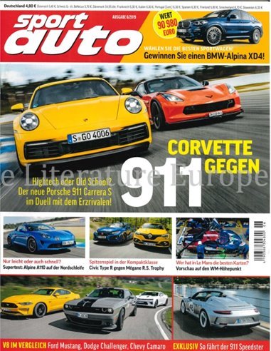 2019 SPORT AUTO MAGAZINE 06 GERMAN