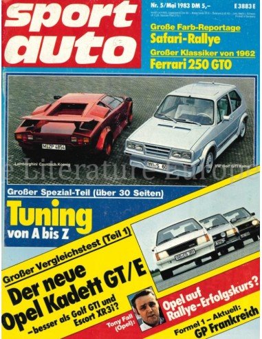 1983 SPORT AUTO MAGAZINE 05 GERMAN