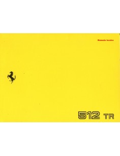 1993 FERRARI 512 TR INSTRUCTIEBOEKJE 790/93