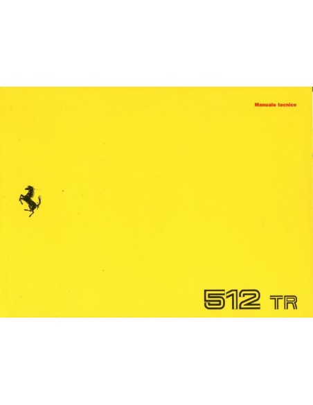 1993 FERRARI 512 TR INSTRUCTIEBOEKJE 790/93