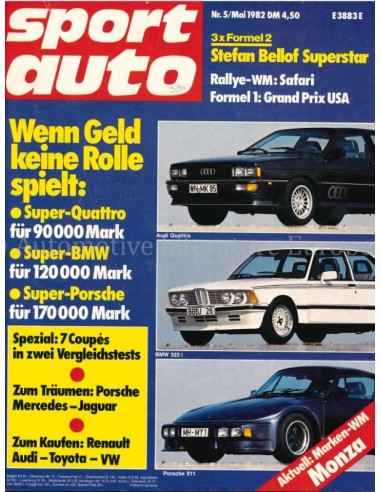 1982 SPORT AUTO MAGAZINE 05 DEUTSCH