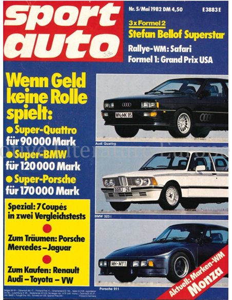 1982 SPORT AUTO MAGAZINE 05 GERMAN