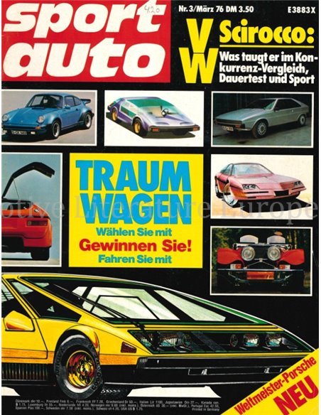 1976 SPORT AUTO MAGAZINE 03 GERMAN