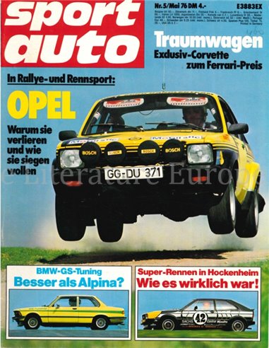 1976 SPORT AUTO MAGAZINE 05 GERMAN