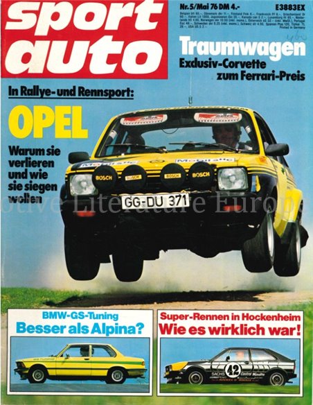 1976 SPORT AUTO MAGAZINE 05 GERMAN