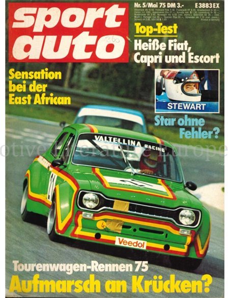 1975 SPORT AUTO MAGAZINE 05 DEUTSCH
