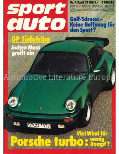 1975 SPORT AUTO MAGAZINE 04 GERMAN
