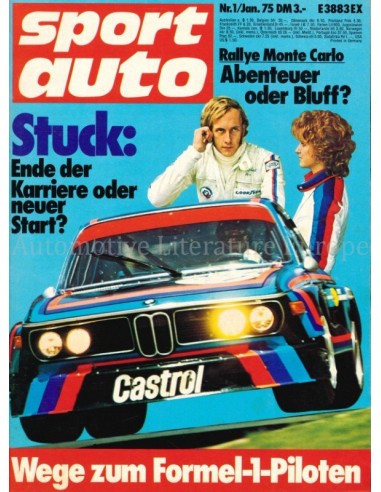 1975 SPORT AUTO MAGAZIN 01 DEUTSCH