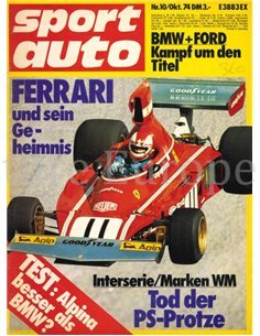 1974 SPORT AUTO MAGAZINE 10 GERMAN