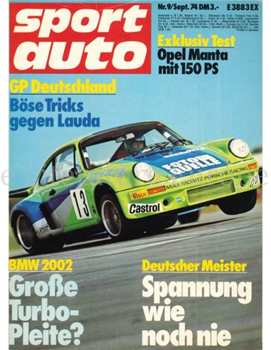 1974 SPORT AUTO MAGAZINE 09 GERMAN