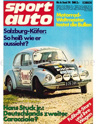 1974 SPORT AUTO MAGAZINE 06 GERMAN