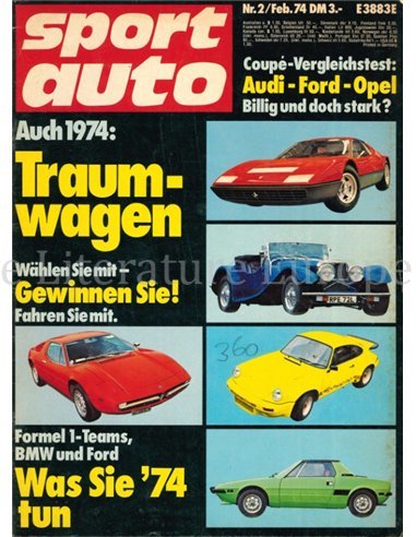 1974 SPORT AUTO MAGAZINE 02 GERMAN