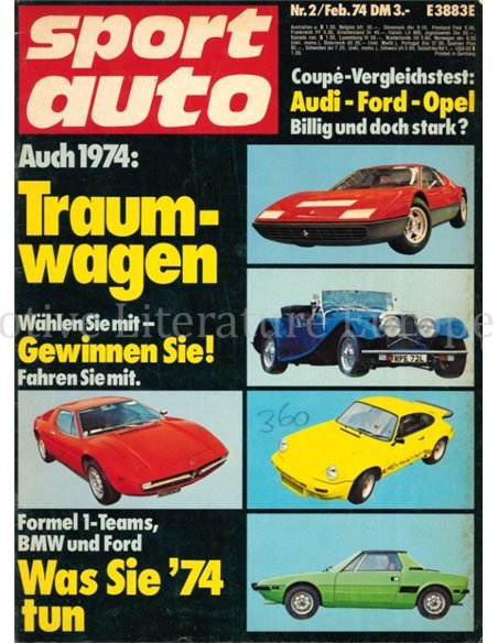 1974 SPORT AUTO MAGAZINE 02 DEUTSCH
