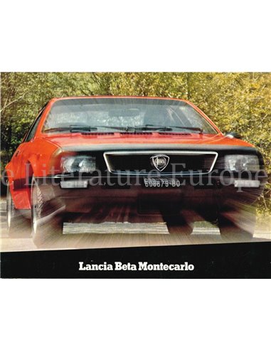 1976 LANCIA BETA MONTECARLO PROSPEKT DEUTSCH ENGLISCH