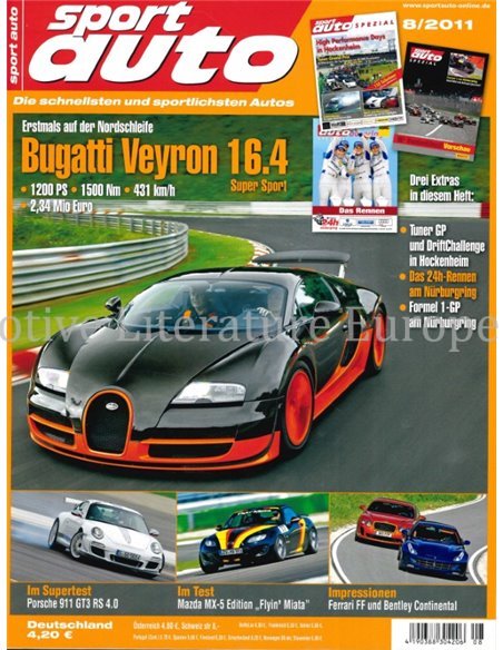 2011 SPORT AUTO MAGAZIN 08 DEUTSCH