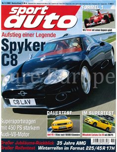 2002 SPORT AUTO MAGAZIN 11 DEUTSCH