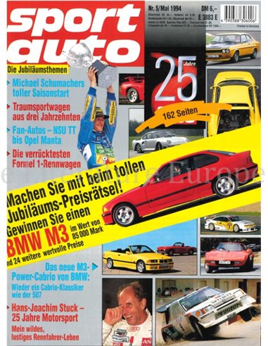 1994 SPORT AUTO MAGAZINE 05 GERMAN