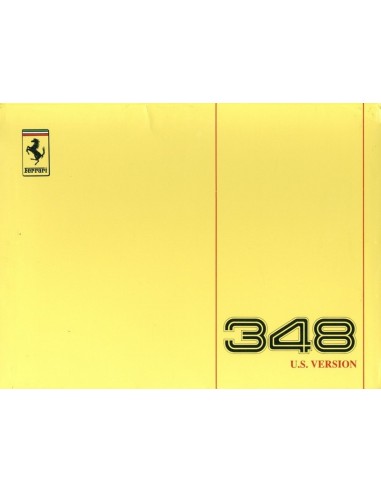 1992 FERRARI 348 TB INSTRUCTIEBOEKJE USA 658/91