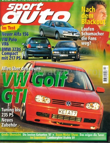 1997 SPORT AUTO MAGAZINE 12 GERMAN
