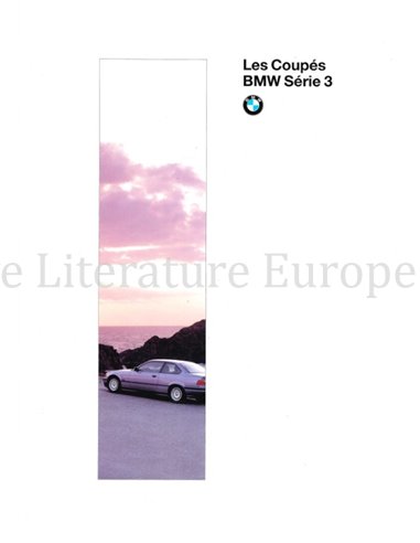1994 BMW 3 SERIES COUPE BROCHURE FRENCH