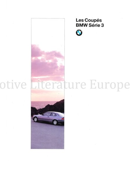 1994 BMW 3 SERIE COUPÉ BROCHURE FRANS